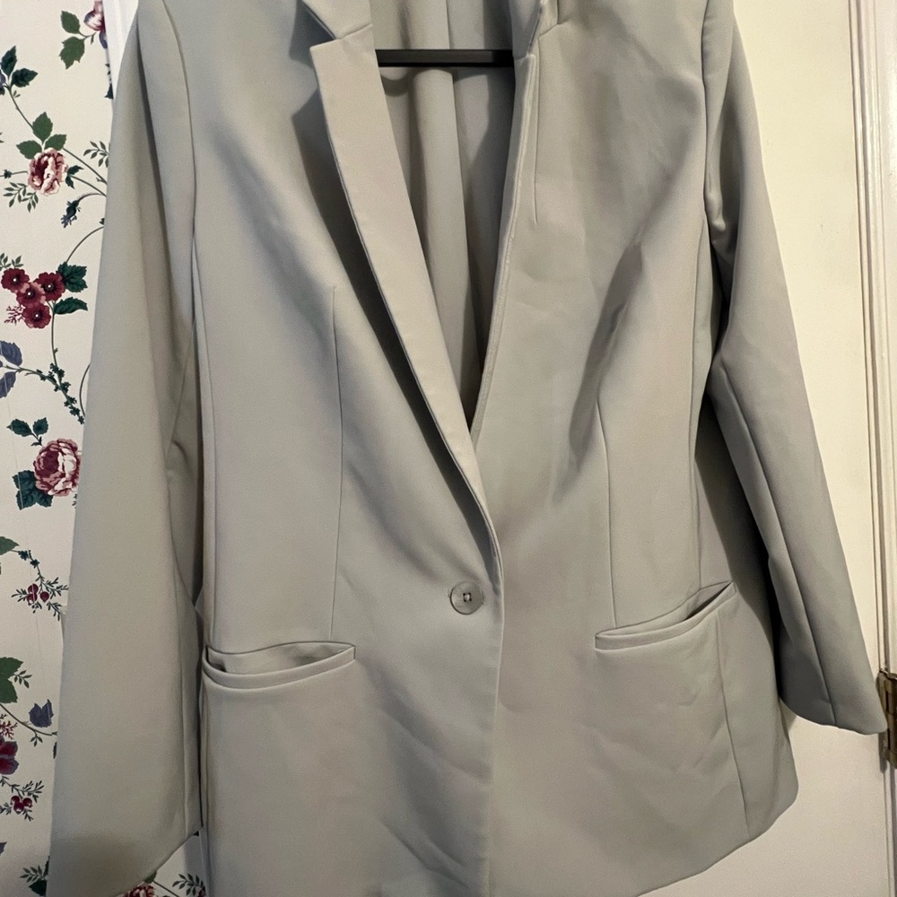 Express Women's Gray Blazer